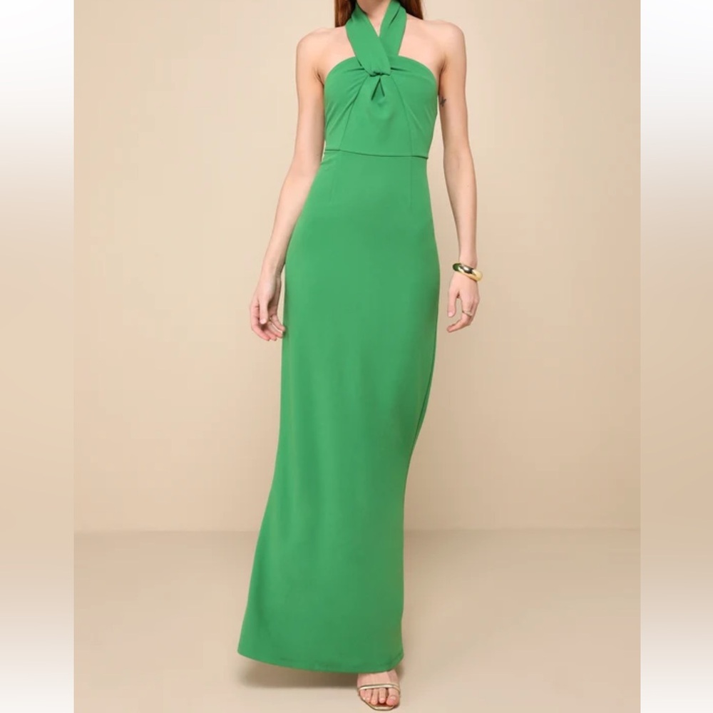 Lulu's Green Formal Dress